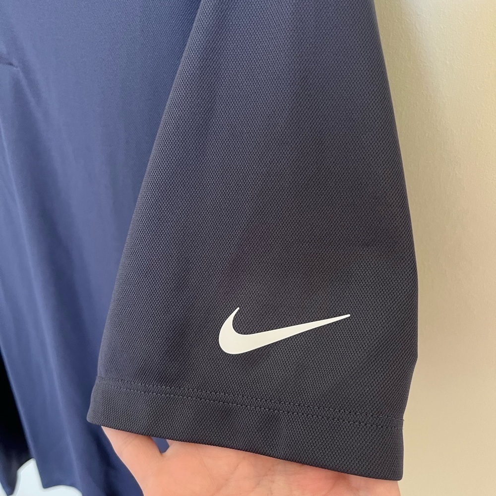 Nike Dry Fit Lightweight Polo Shirt Blue - Picture 3 of 12